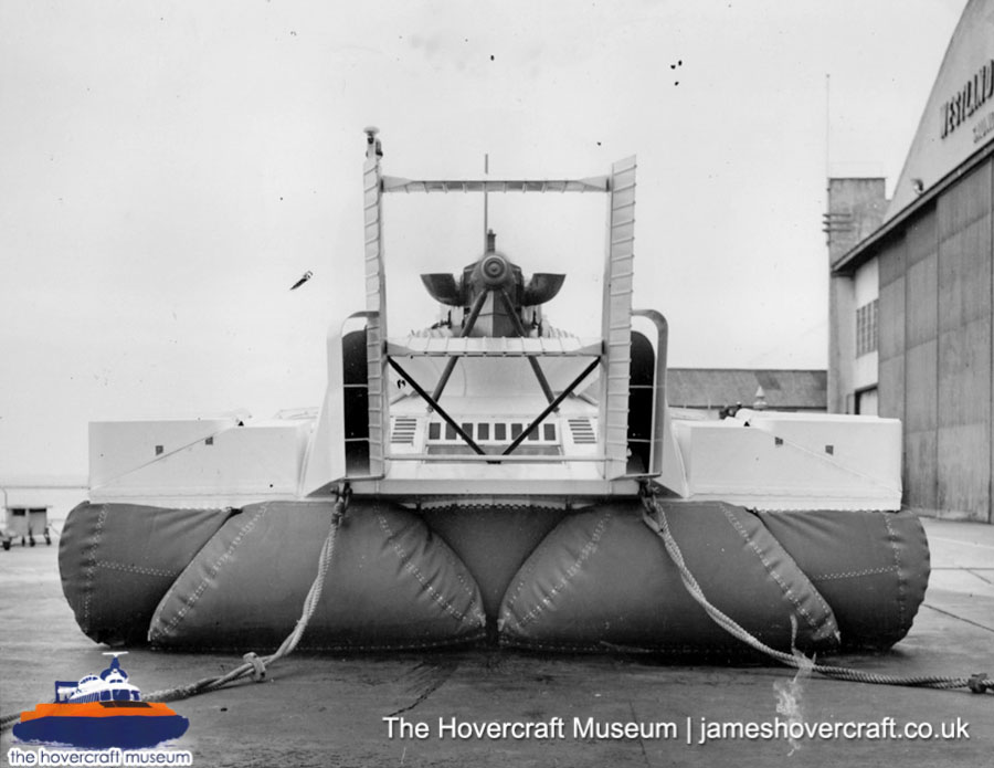 SRN6 with Westland -  (credit: The Hovercraft Museum Trust).